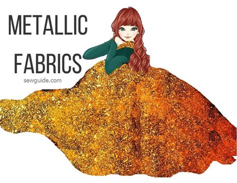 metalized fabric|Different types of Metallic fabrics .